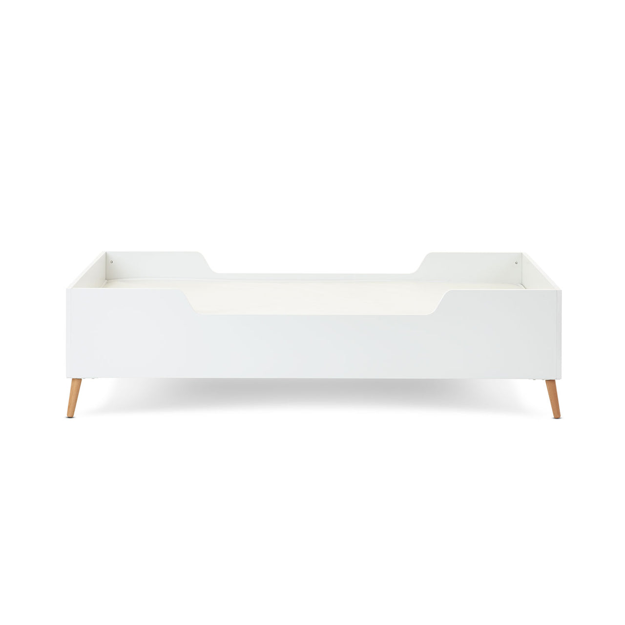 Obaby Maya Single Bed, White with Natural