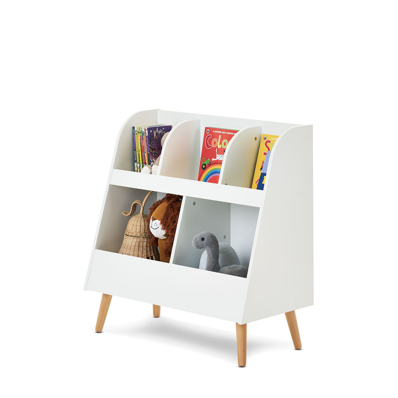 Obaby Maya Toy Storage White with Natural