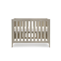 Thumbnail for Obaby Nika Mini Cot Bed Grey Wash