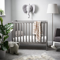 Thumbnail for Obaby Bantam Space Saver Cot Taupe Grey