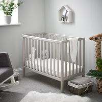 Thumbnail for Obaby Bantam Space Saver Cot Warm Grey