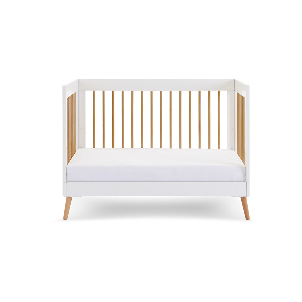 Obaby Maya Mini Scandi 2 Piece Room Set White with Natural White