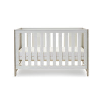 Thumbnail for Obaby Nika Cot Bed Grey Wash & White