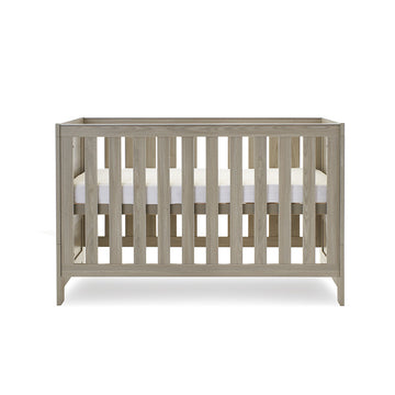 Obaby Nika Cot Bed Grey Wash Parent Studio