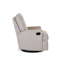 Thumbnail for Obaby Madison Swivel Glider Recliner Chair Oatmeal