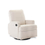 Obaby Madison Swivel Glider Recliner Chair Bouclé Style