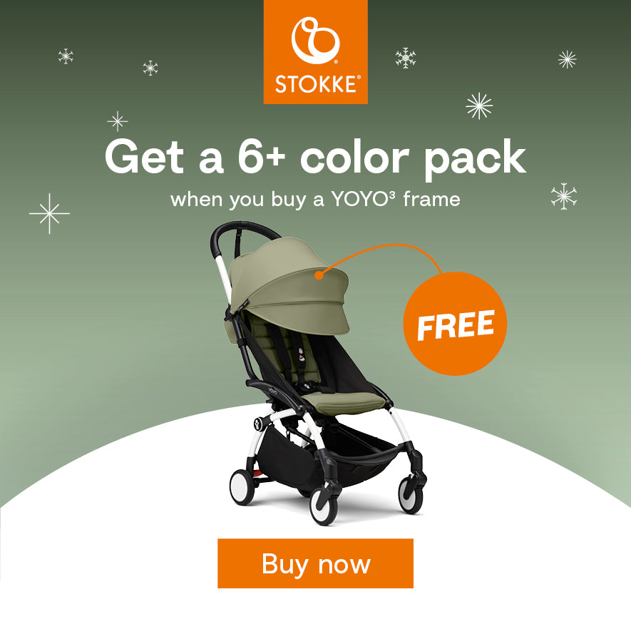 Stokke® YOYO³ stroller from 6 months Black/Bonpoint