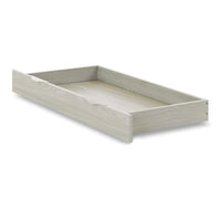 Thumbnail for Obaby Nika Cot Bed & Under Drawer Grey Wash & White