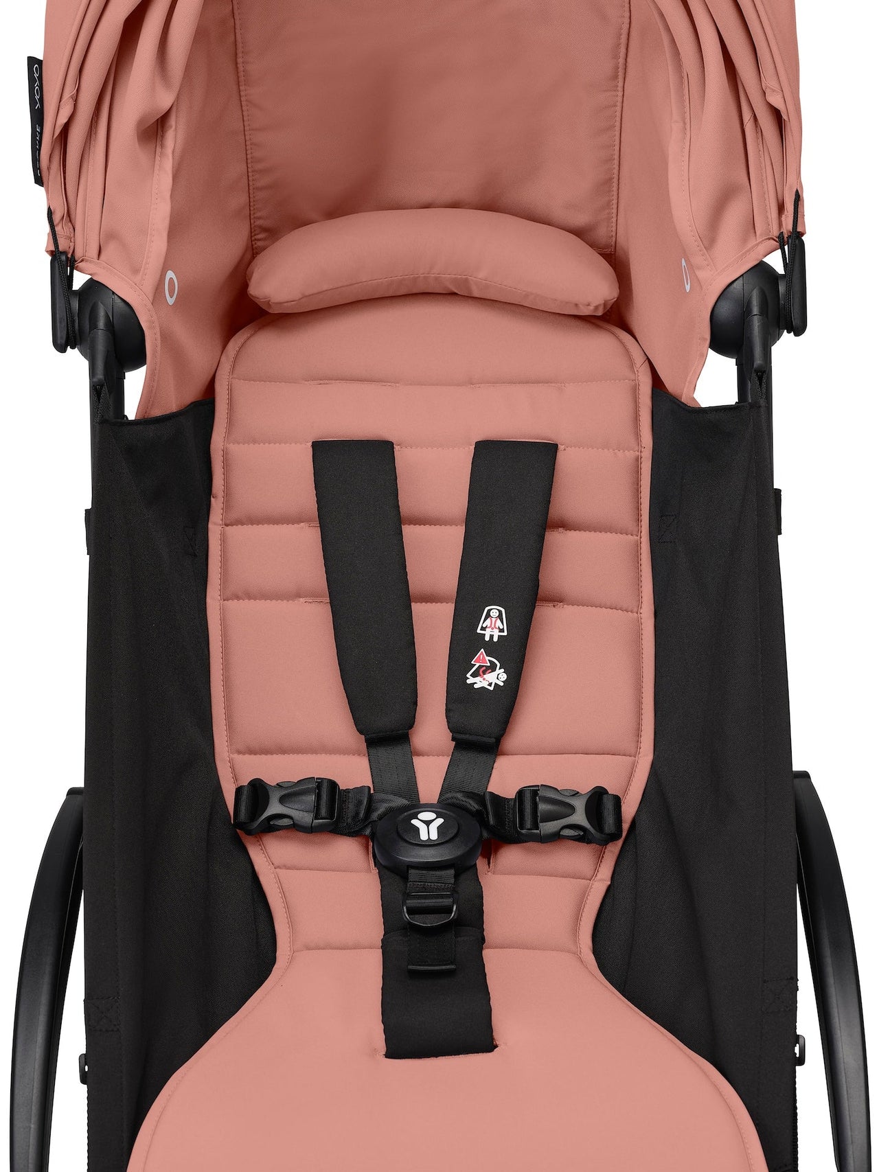 Stokke® YOYO³ stroller with newborn to toddler White/Ginger