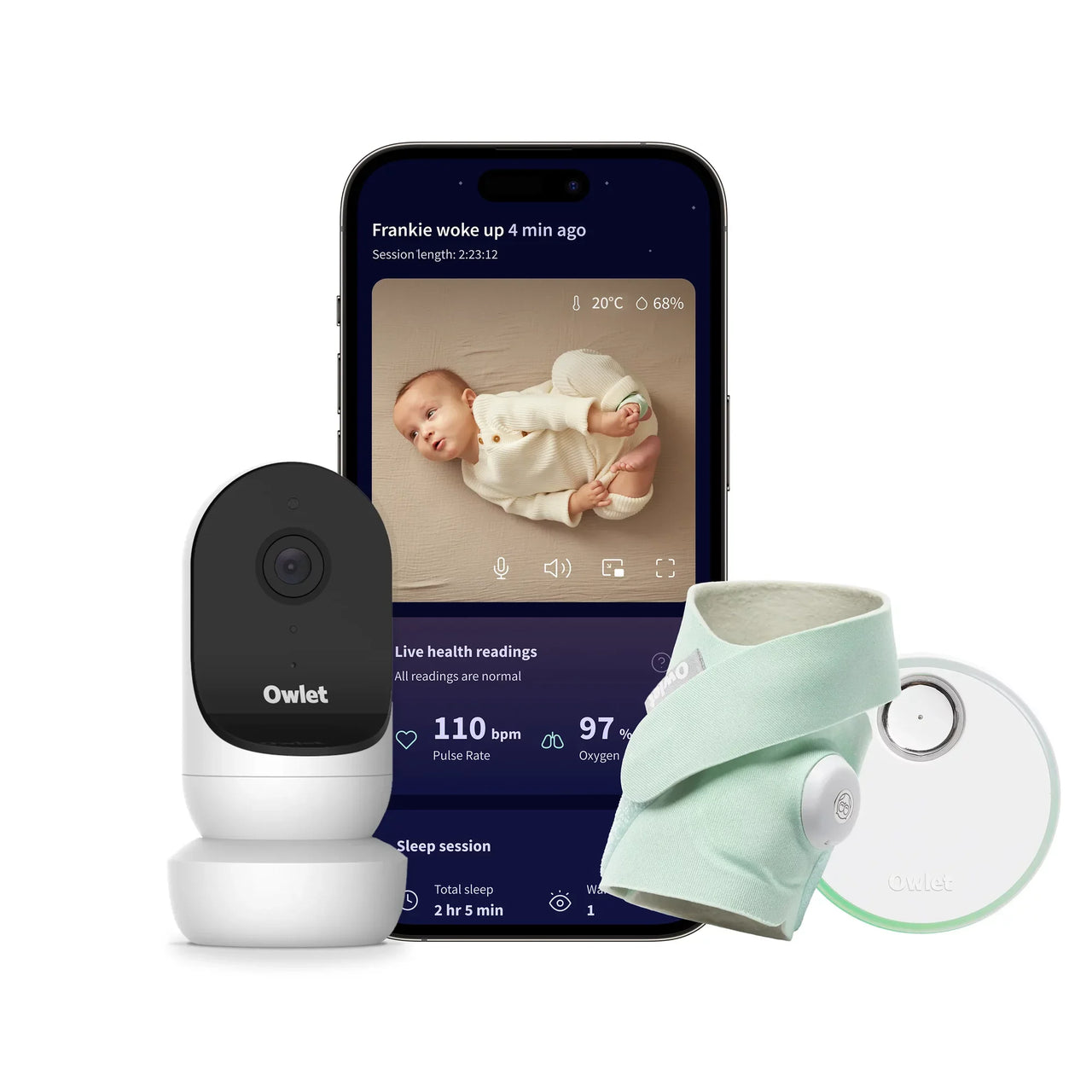 Owlet Dream Sock ™ + Cam® 2 Bundle