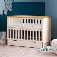 Thumbnail for Obaby Evie Mini Cot Bed, Cashmere