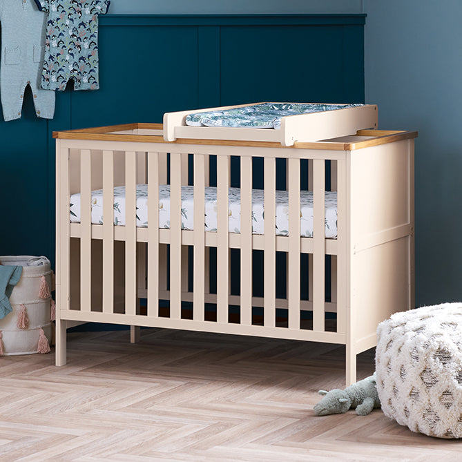 Obaby Evie Mini Cot Bed, Cashmere