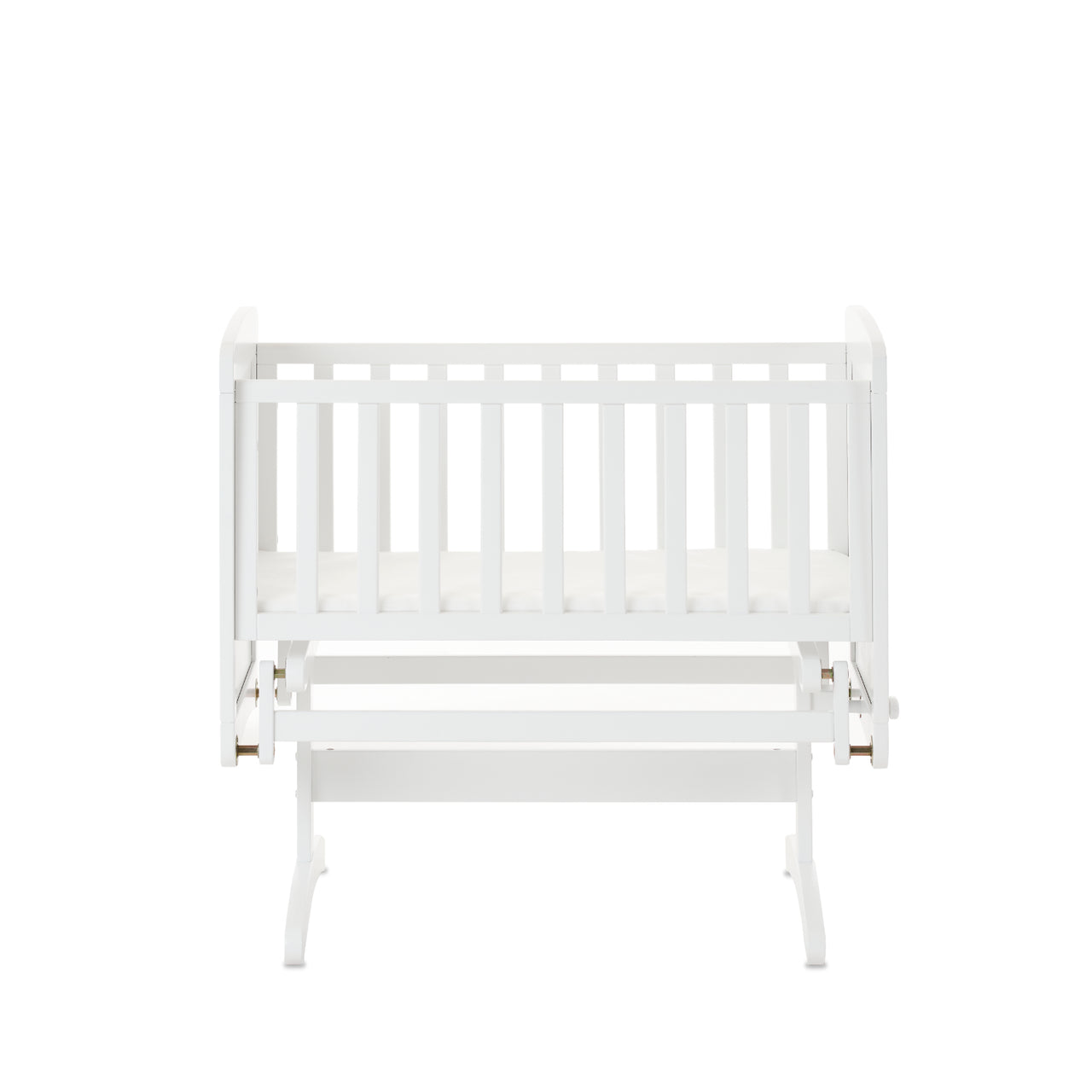 Obaby Gliding Crib + Mattress - White