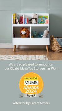 Thumbnail for Obaby Maya Toy Storage White with Natural