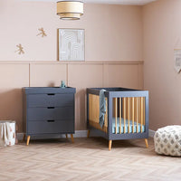 Thumbnail for Obaby Maya Mini Scandi 2 Piece Room Set, Slate with Natural