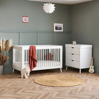 Thumbnail for Obaby Maya Scandi 2 Piece Room Set, Nordic white