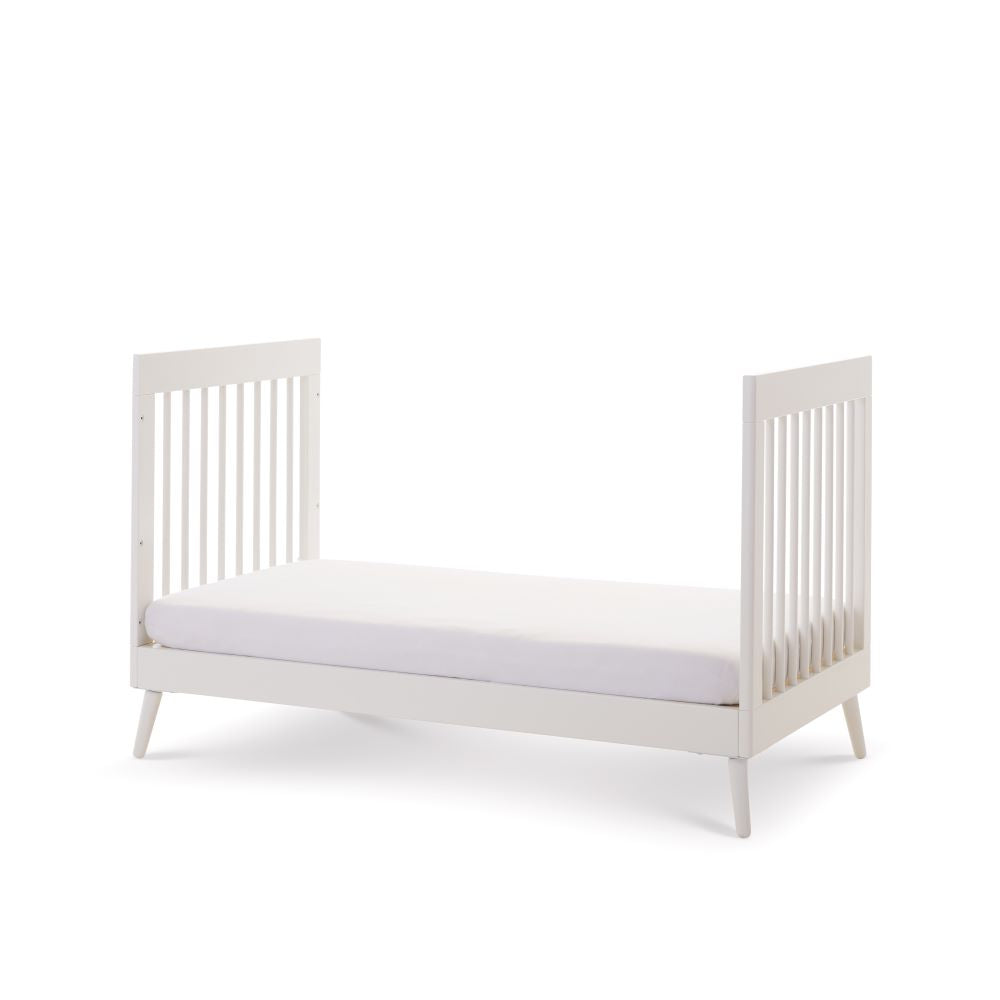 Obaby Maya Scandi  Cot Bed Nordic White
