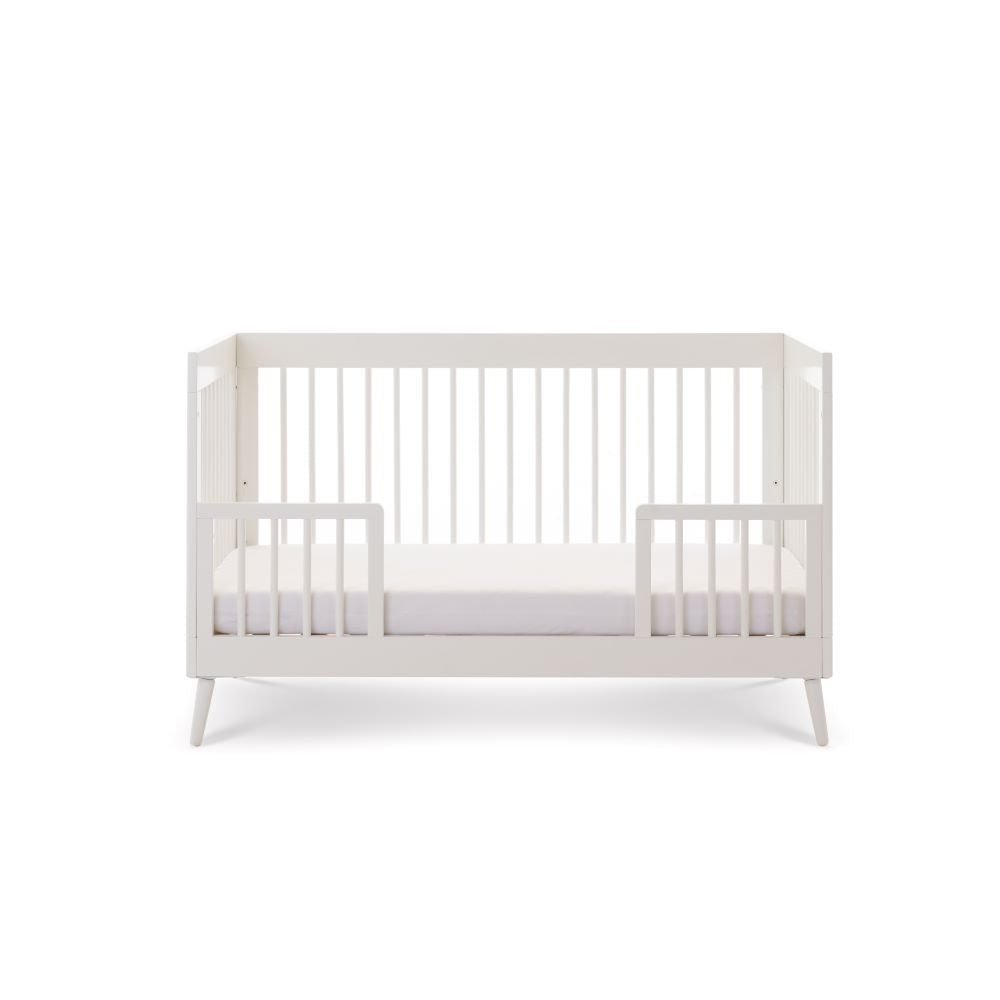 Obaby Maya Scandi  Cot Bed Nordic White