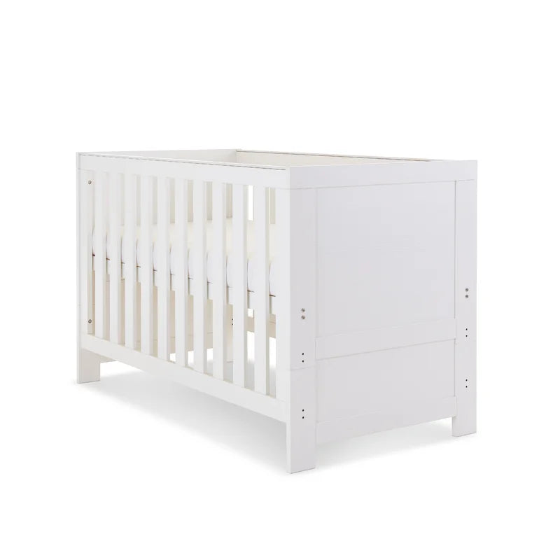 Obaby Nika Cot Bed White Wash