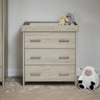 Thumbnail for Obaby Nika 2 Piece Room Set Grey Wash