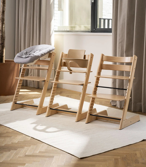 Tripp Trapp® High Chair Bundle + Tripp Trapp® Newborn Set Oak Wood