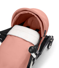 Thumbnail for Stokke® YOYO³ stroller with newborn to toddler White/Ginger