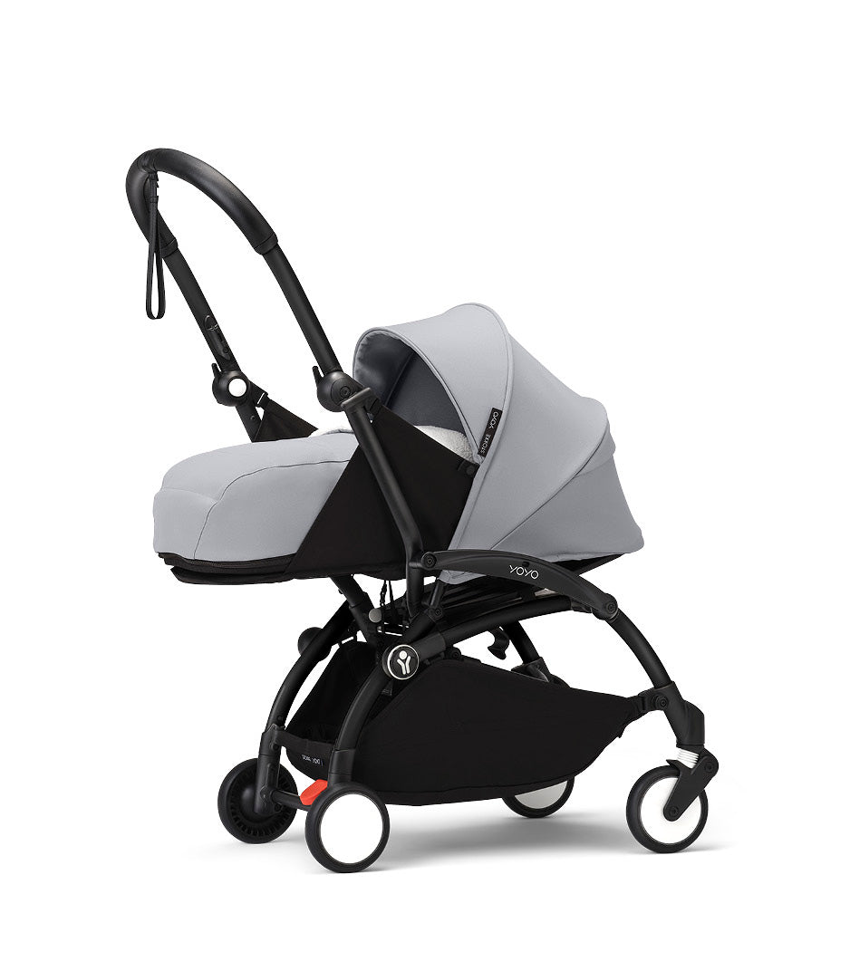 Stokke® YOYO³ stroller with newborn to toddler Black/Stone