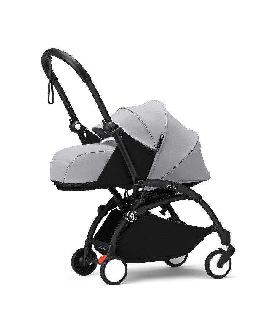 Stokke® YOYO³ stroller with newborn to toddler Black/Stone