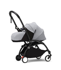 Thumbnail for Stokke® YOYO³ stroller with newborn to toddler Black/Stone