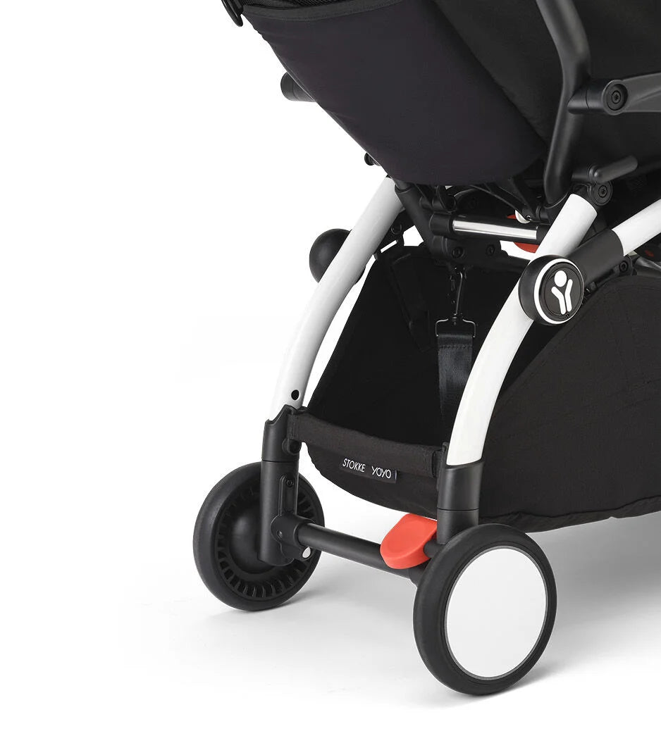 Stokke® YOYO³ stroller with newborn to toddler White/Ginger