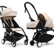 Stokke® YOYO³ stroller with newborn to toddler Black/Bonpoint