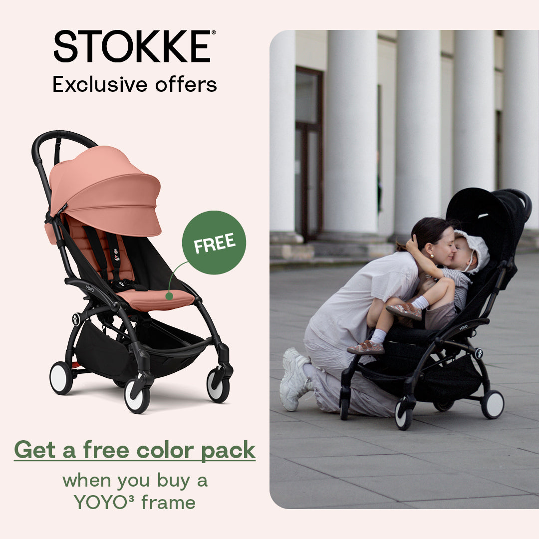 Stokke® YOYO³ stroller from 6 months Black/Black