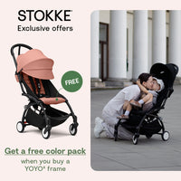 Thumbnail for Stokke® YOYO³ stroller from 6 months Black/Olive