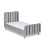 Obaby Gatsby Single Bed Velvet Grey