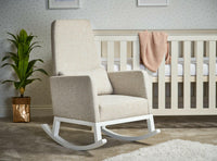 Thumbnail for Obaby High Back Rocking Chair Oatmeal